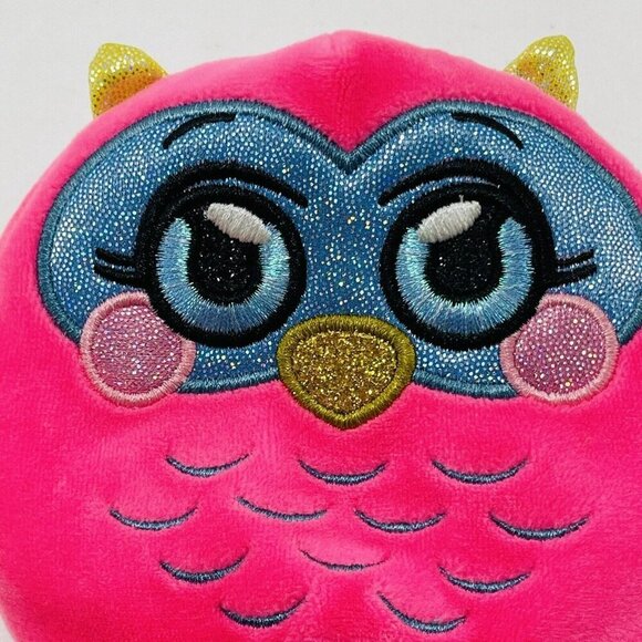 Mush Meez Owl Plush Soft Toy 5" Squeeze Squishy Squeezable Moldable Stress Ball - Picture 8 of 10